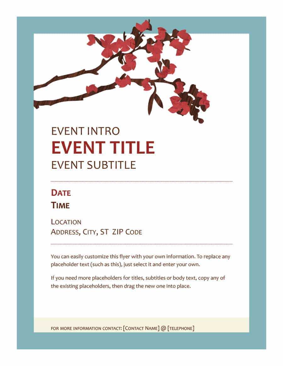 40+ Free Event Program Templates / Designs – Template Archive Intended For Free Event Program Templates Word