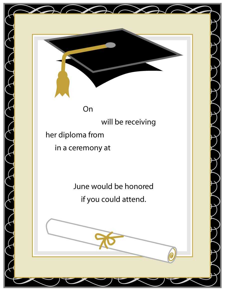 40+ Free Graduation Invitation Templates ᐅ Template Lab Intended For Free Graduation Invitation Templates For Word