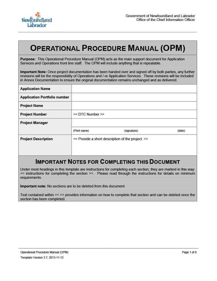 40 Free Instruction Manual Templates [Operation / User Manual] Regarding Instruction Sheet Template Word