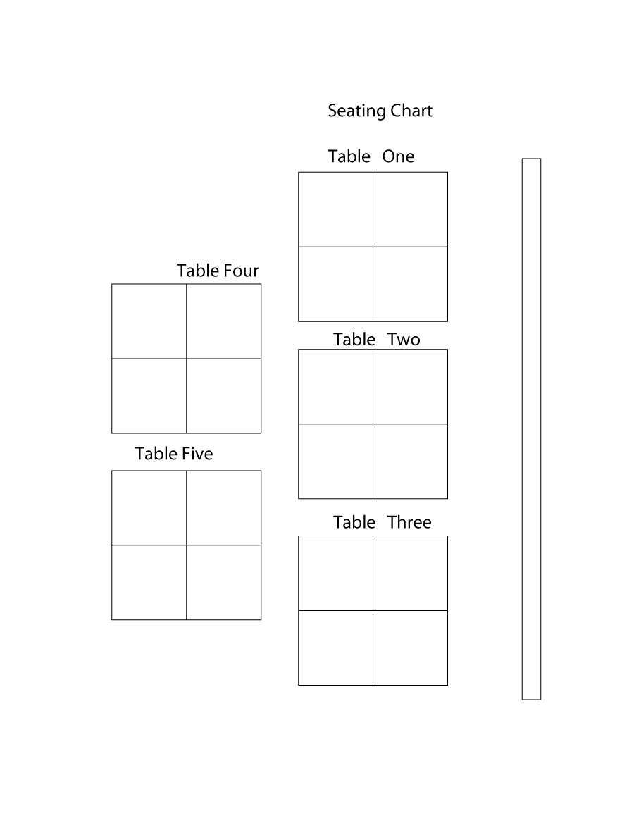 40+ Great Seating Chart Templates (Wedding, Classroom + More) Intended For Wedding Seating Chart Template Word