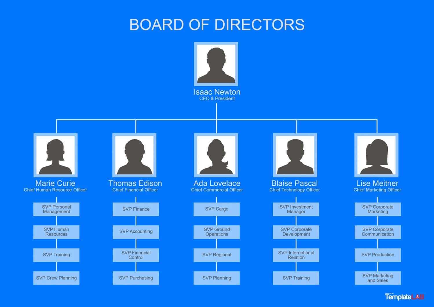 40 Organizational Chart Templates (Word, Excel, Powerpoint) For Free Blank Organizational Chart Template