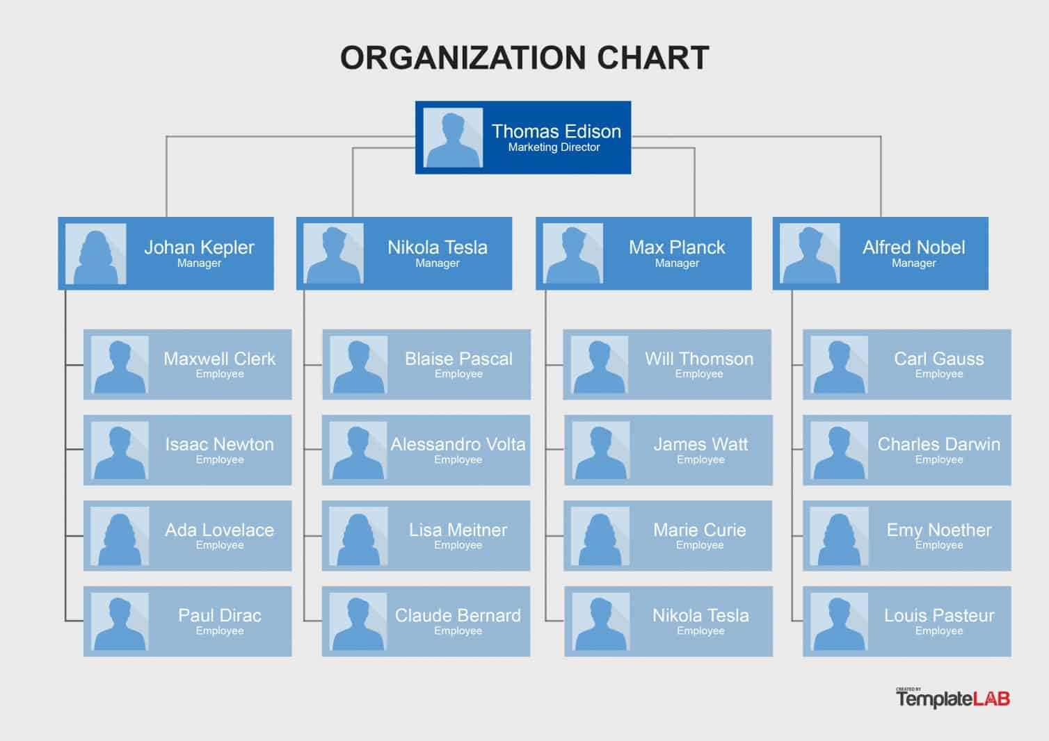 40 Organizational Chart Templates (Word, Excel, Powerpoint) With Organogram Template Word Free