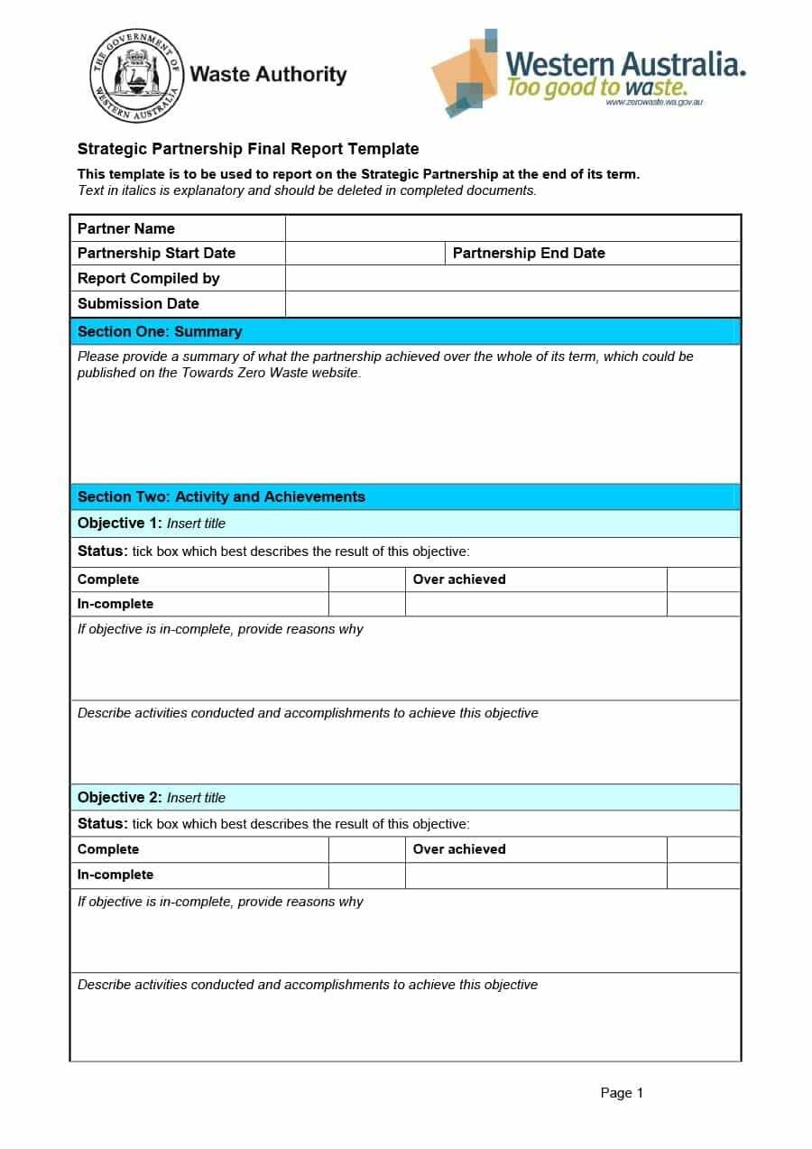 40+ Project Status Report Templates [Word, Excel, Ppt] ᐅ In Good Report Templates