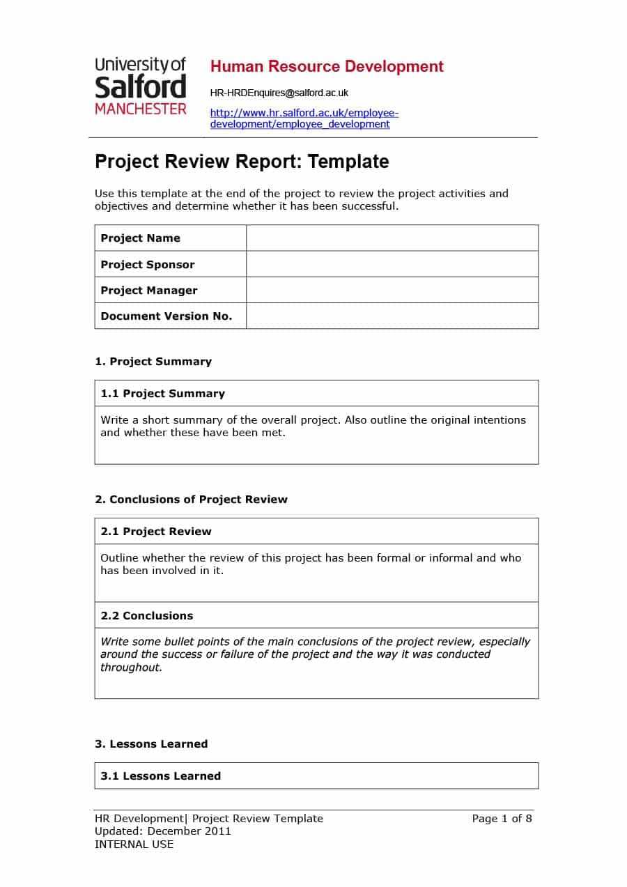 40+ Project Status Report Templates [Word, Excel, Ppt] ᐅ Inside Development Status Report Template