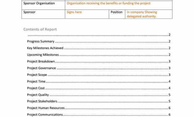 40+ Project Status Report Templates [Word, Excel, Ppt] ᐅ inside Ms Word Templates For Project Report