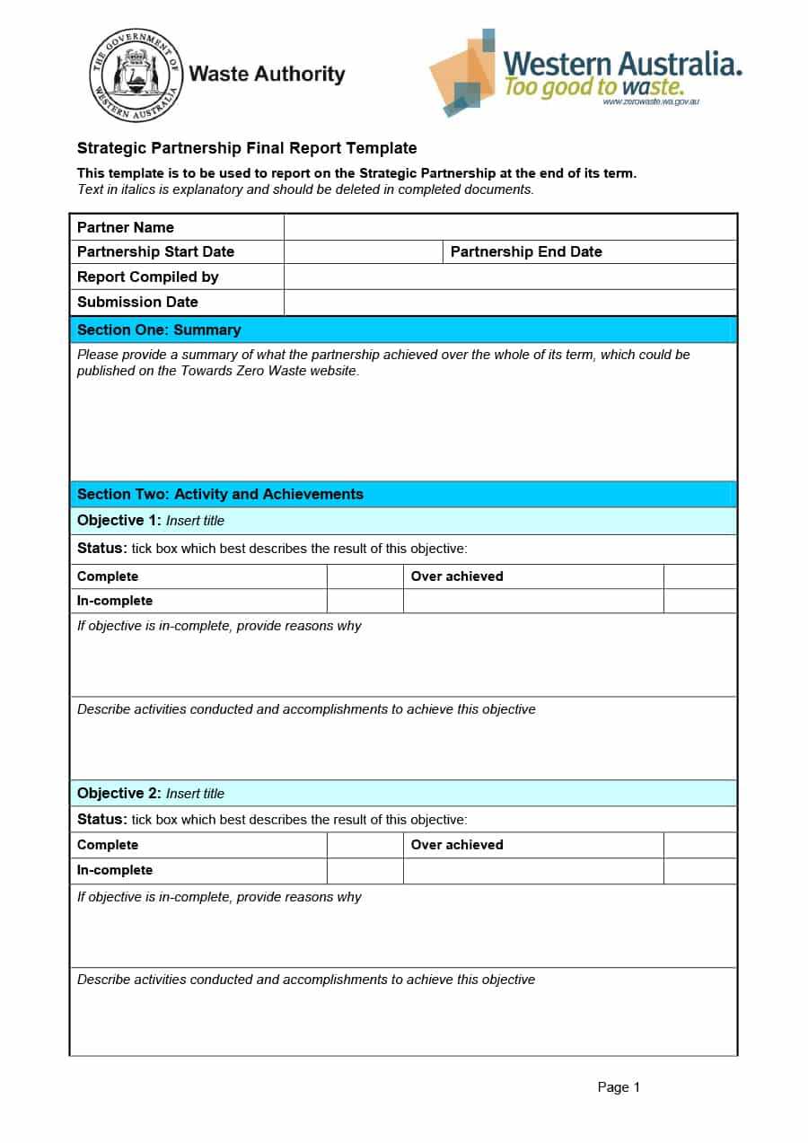 40+ Project Status Report Templates [Word, Excel, Ppt] ᐅ Inside What Is A Report Template