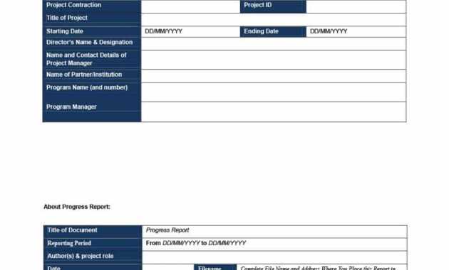 40+ Project Status Report Templates [Word, Excel, Ppt] ᐅ with regard to Company Progress Report Template