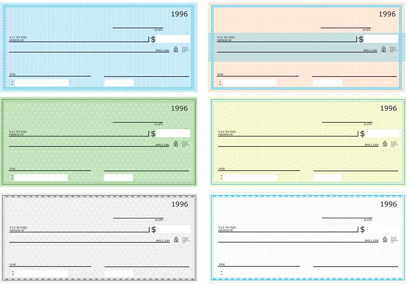 Fake Downloadable Printable Fillable Blank Check Template Printable Templates