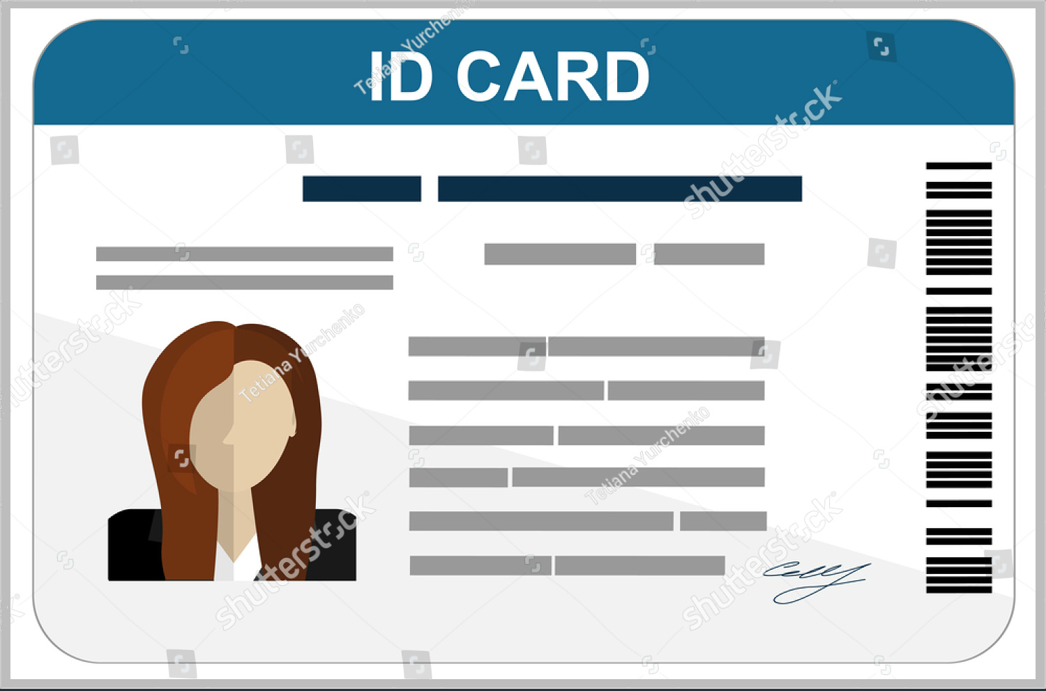 43+ Professional Id Card Designs – Psd, Eps, Ai, Word | Free Regarding Media Id Card Templates