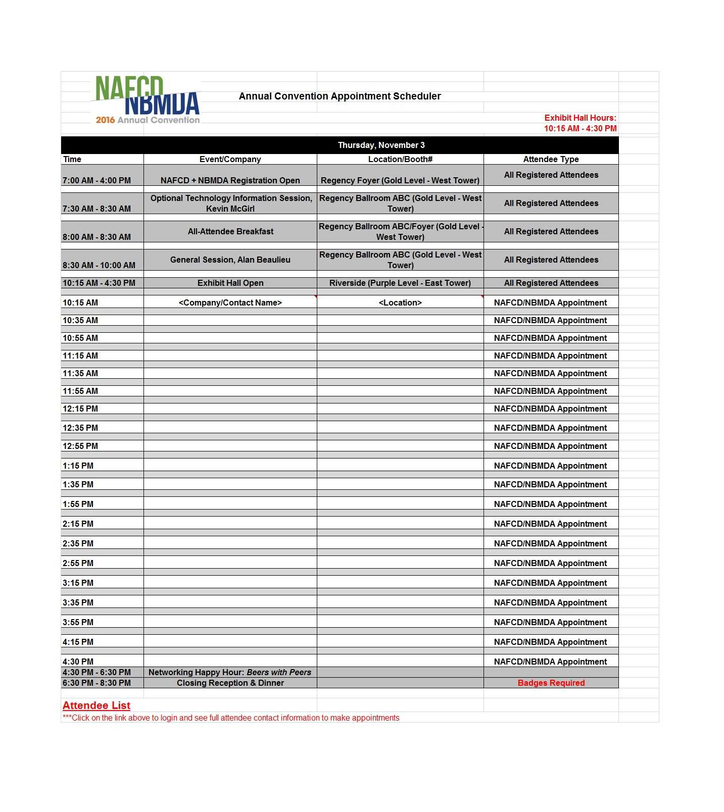 45 Printable Appointment Schedule Templates [& Appointment In Appointment Sheet Template Word