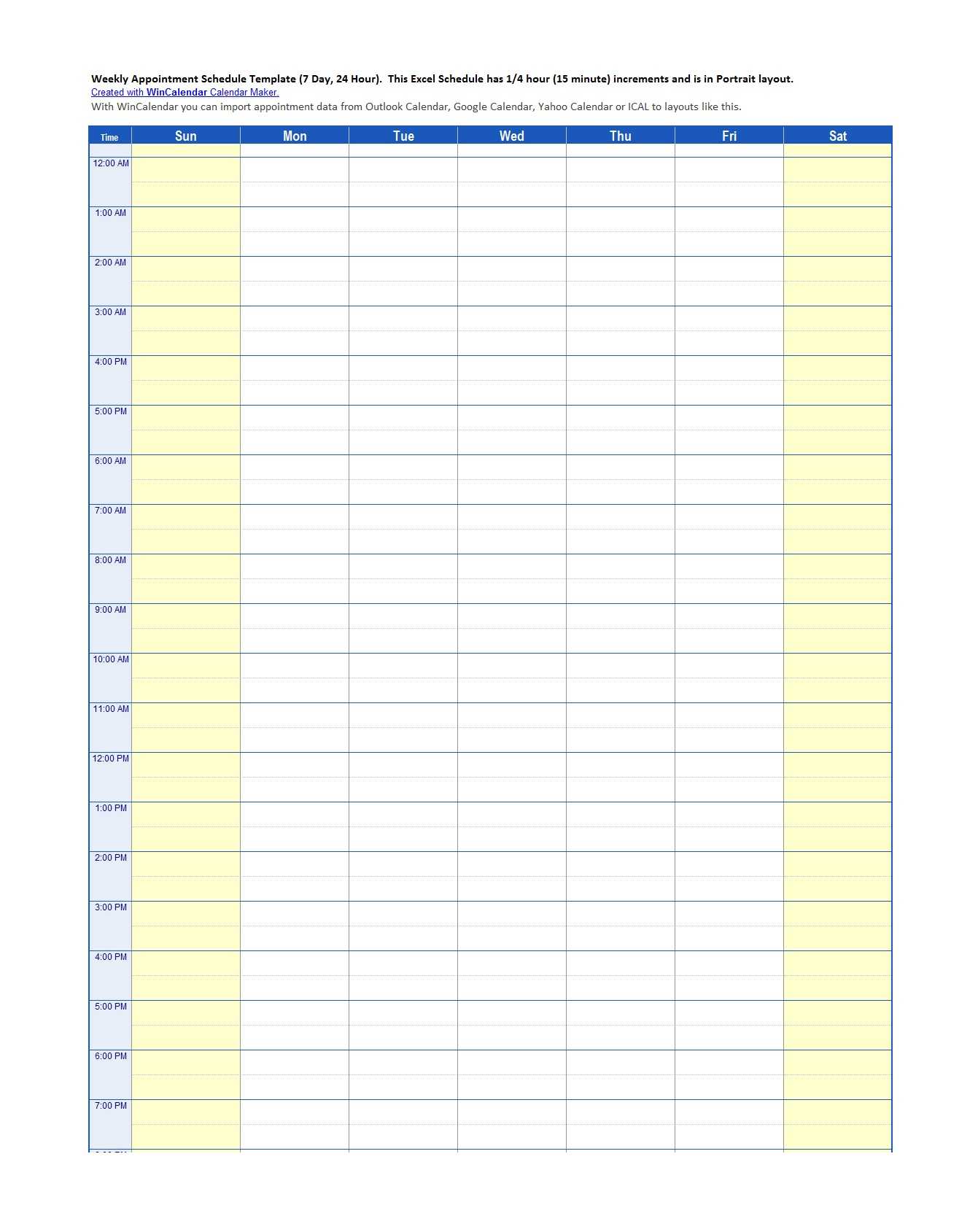 45 Printable Appointment Schedule Templates [& Appointment Intended For Appointment Sheet Template Word