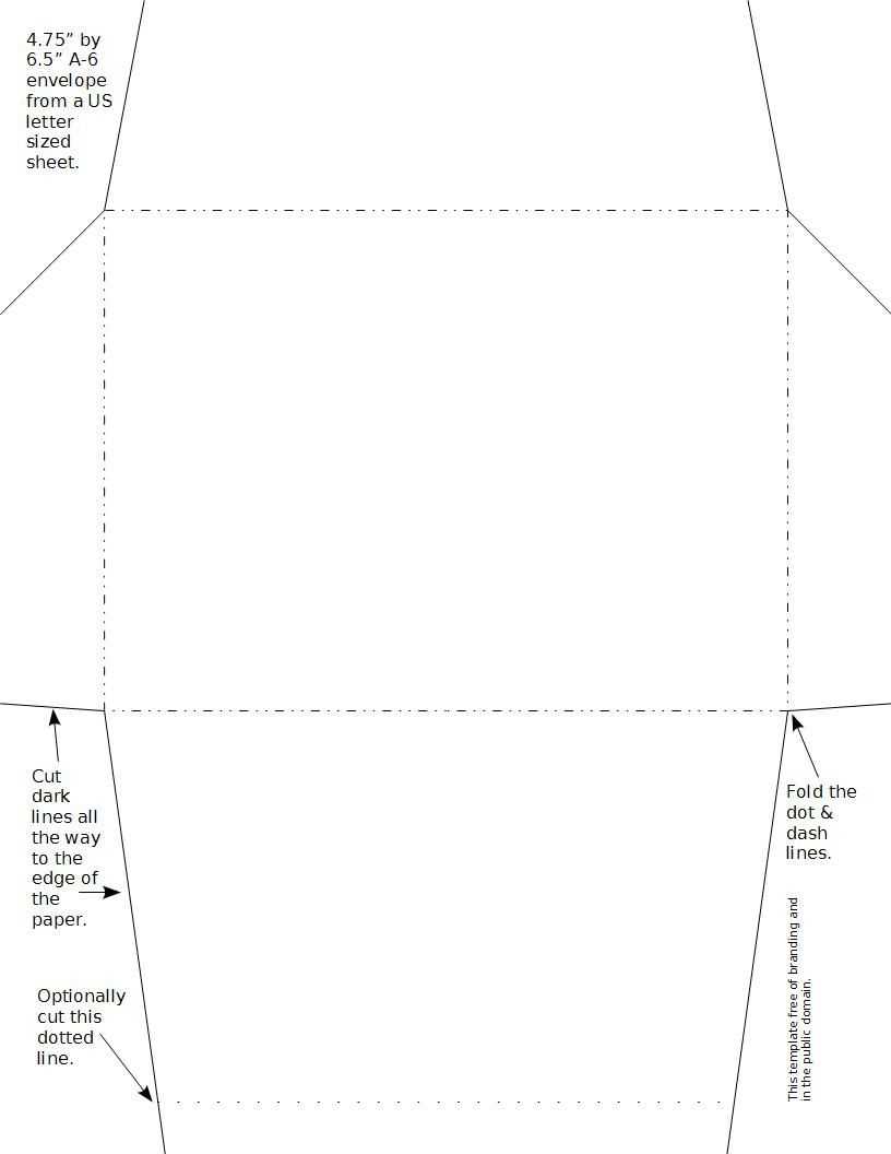 4+X+6+Envelope+Template | Bar 4 3 4 X 6 1 2 | Stuff I Want With Regard To 4X6 Note Card Template