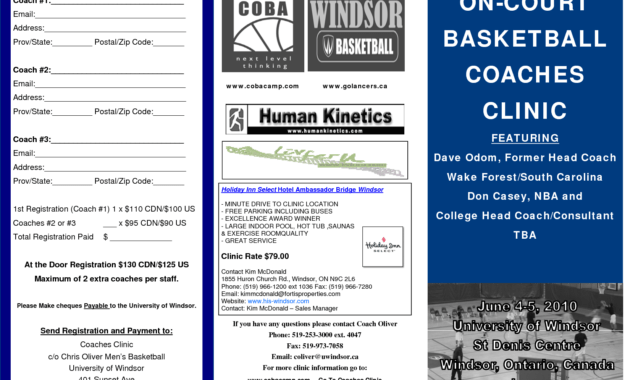 5 Best Images Of Basketball Camp Brochure - Basketball Camp inside Basketball Camp Brochure Template