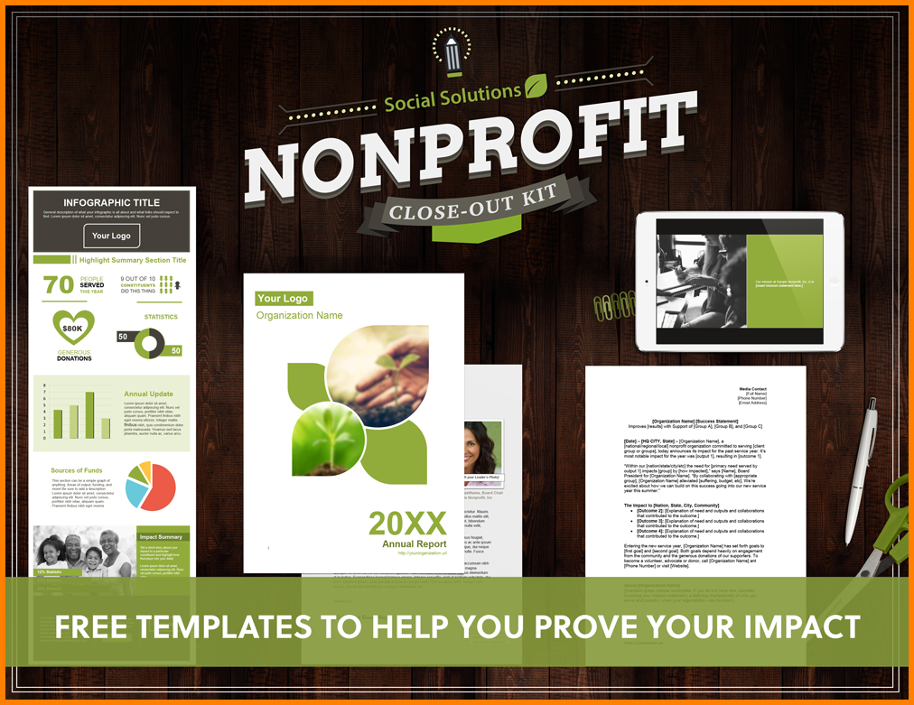 5+ Nonprofit Annual Report Template | Free Invoice Letter Inside Non Profit Annual Report Template
