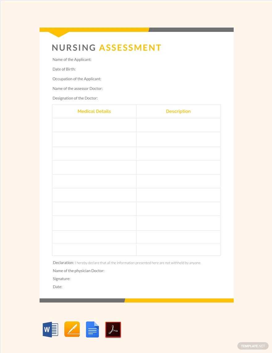 5+ Nursing Care Plan Templates In Word, Pdf, Apple Pages In Nursing Care Plan Template Word