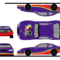 5 Steps To Create A Paint Scheme Mockup | The Colors Of The Race Pertaining To Blank Race Car Templates