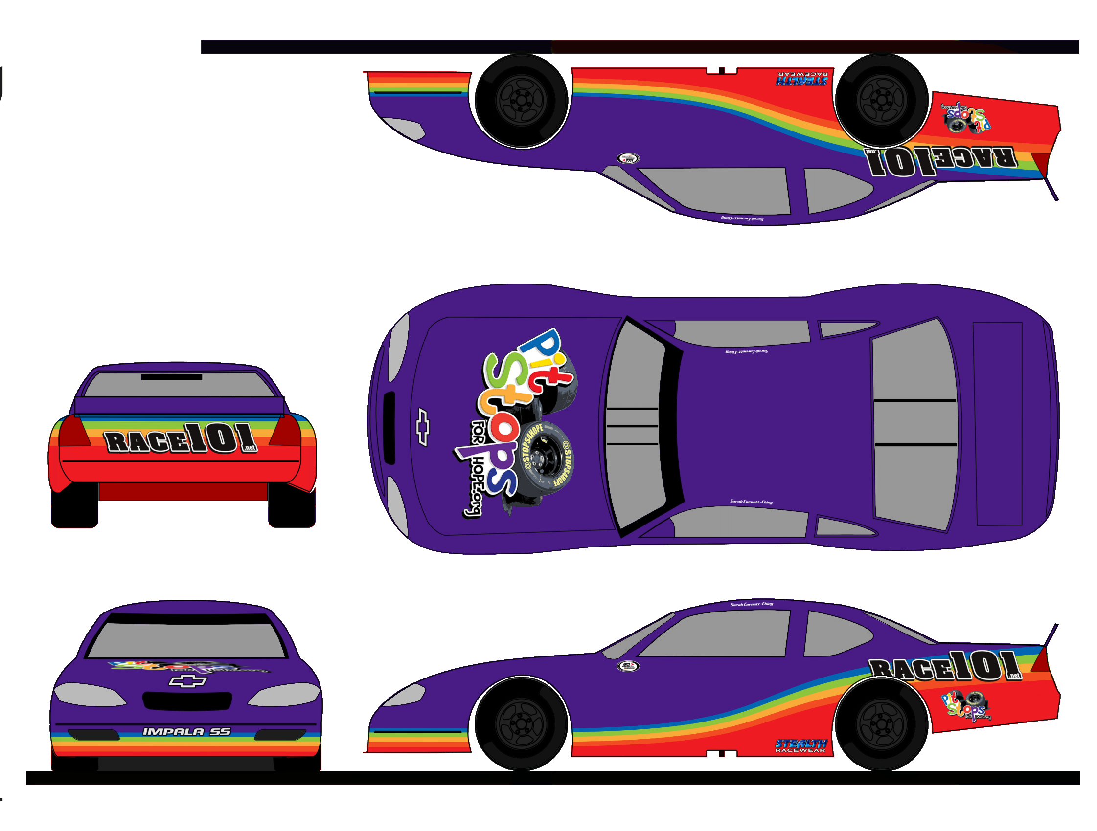5 Steps To Create A Paint Scheme Mockup | The Colors Of The Race Pertaining To Blank Race Car Templates
