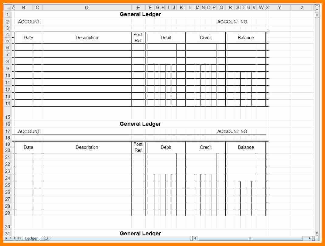 50 Blank Ledger Template | Culturatti Pertaining To Blank Ledger Template