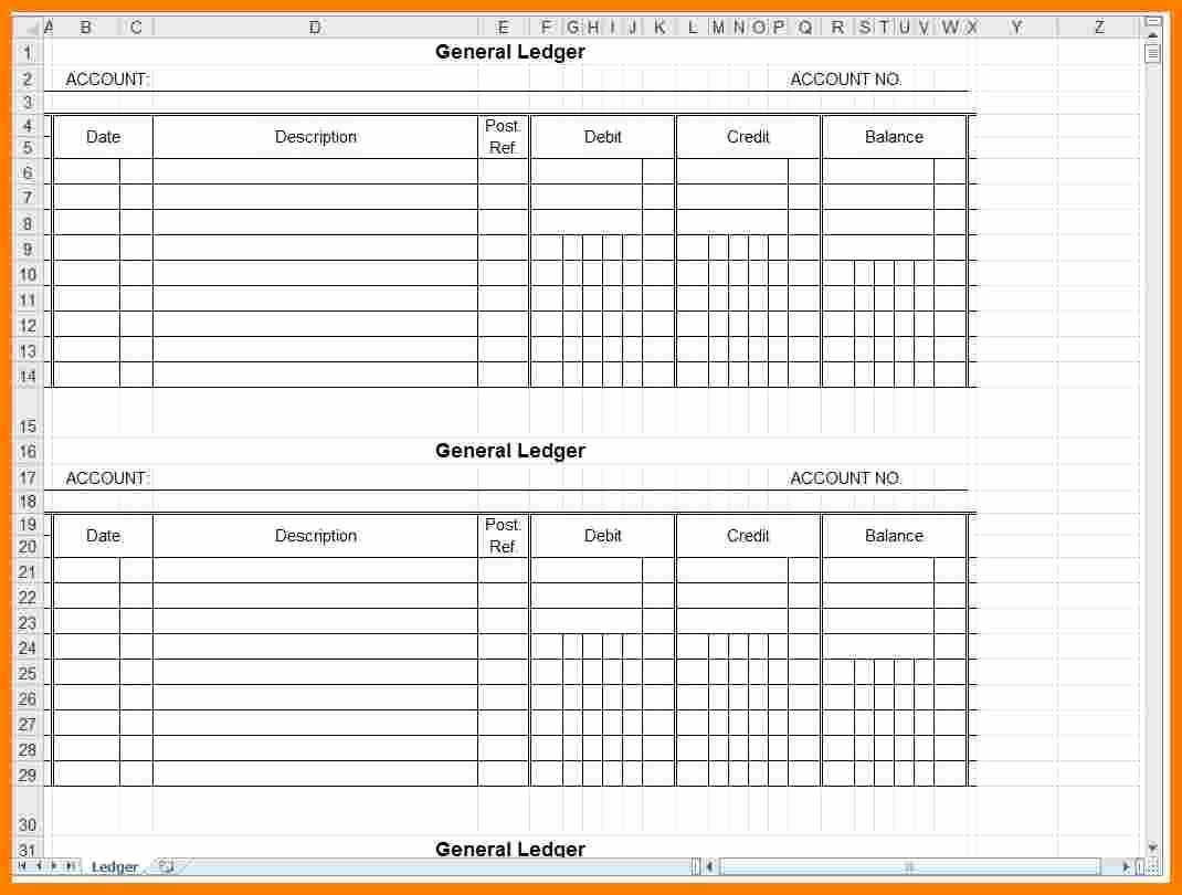 50 Blank Ledger Template | Culturatti Pertaining To Blank Ledger Template