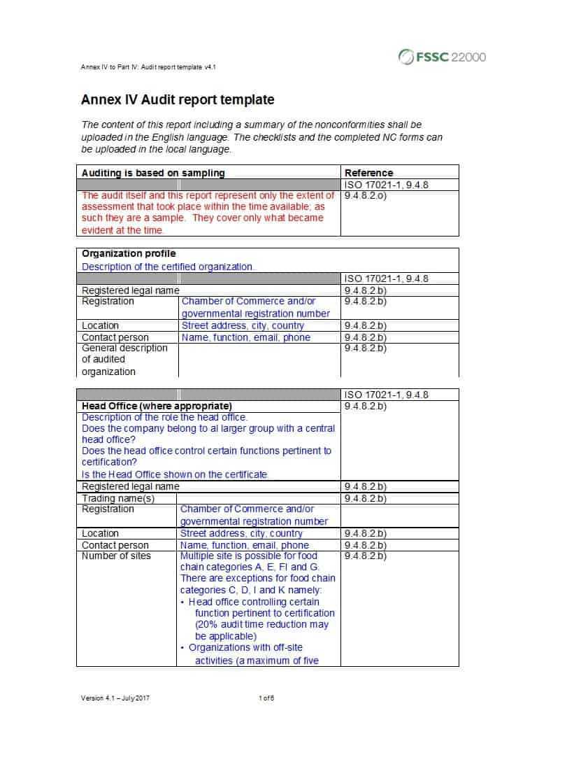 50 Free Audit Report Templates (Internal Audit Reports) ᐅ With Information System Audit Report Template