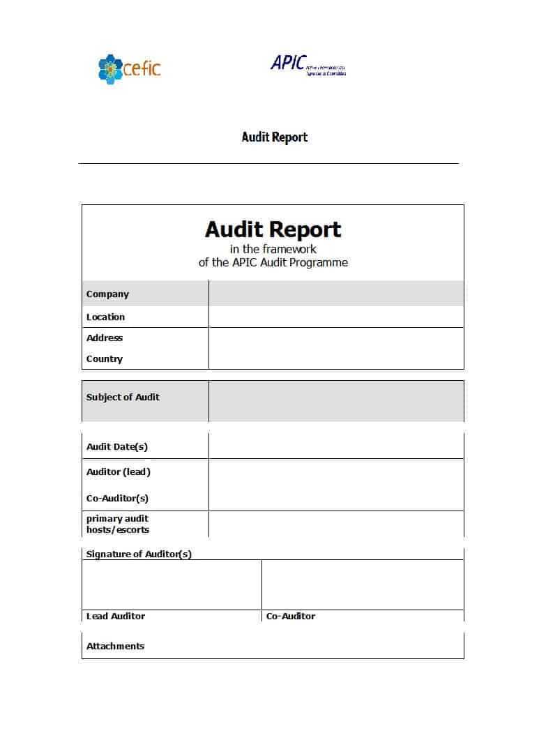 50 Free Audit Report Templates (Internal Audit Reports) ᐅ With Regard To Audit Findings Report Template