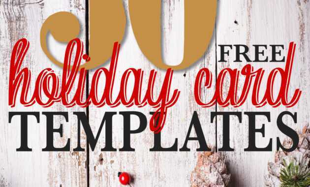 50 + Free Holiday Photo Card Templates | Moritz Fine Designs intended for Free Holiday Photo Card Templates