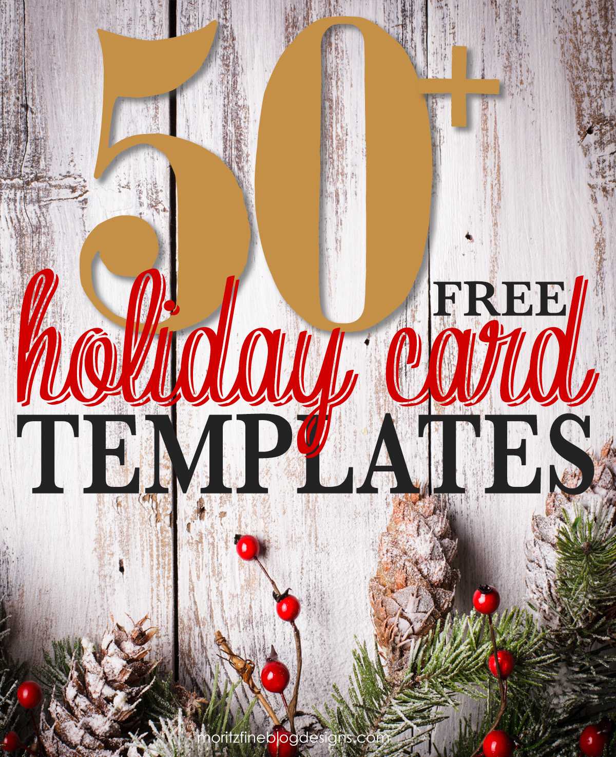 50 + Free Holiday Photo Card Templates | Moritz Fine Designs Intended For Free Holiday Photo Card Templates