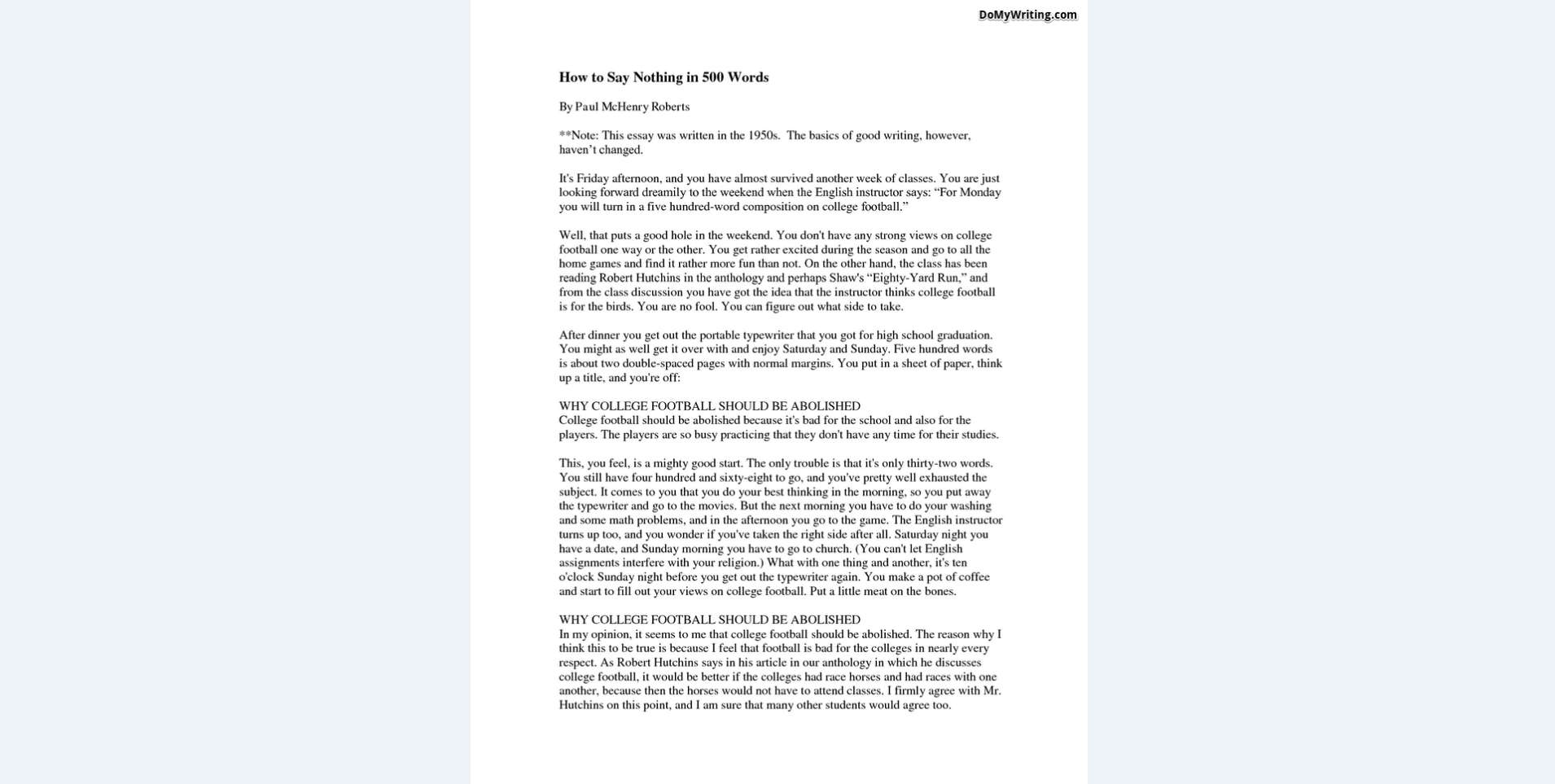 500 Word Essay: Is It As Difficult To Write As Everyone Thinks? Inside 500 Word Essay Template