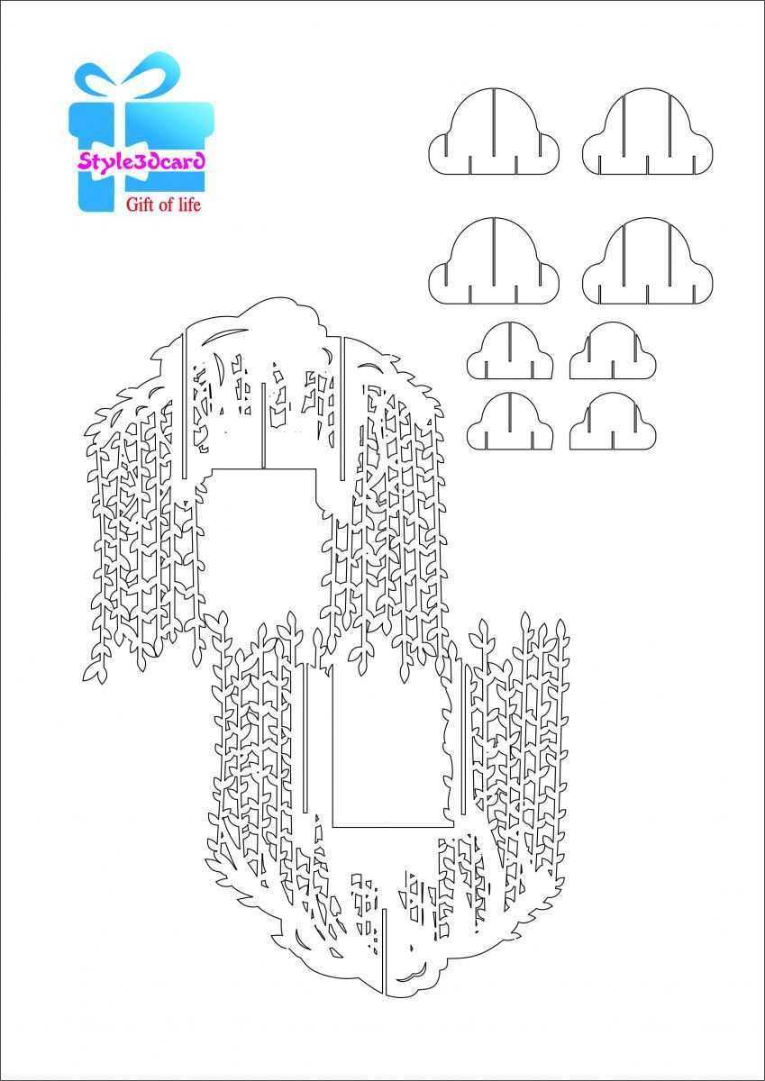 51 Free Pop Up Card Templates Tree Download For Pop Up Card Regarding Free Pop Up Card Templates Download