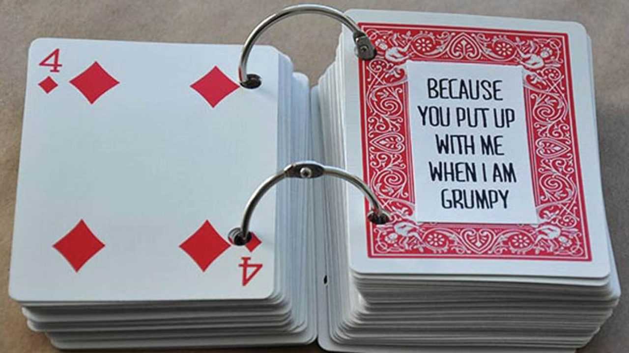 52 Things I Love About You Cards Regarding 52 Things I Love About You Deck Of Cards Template