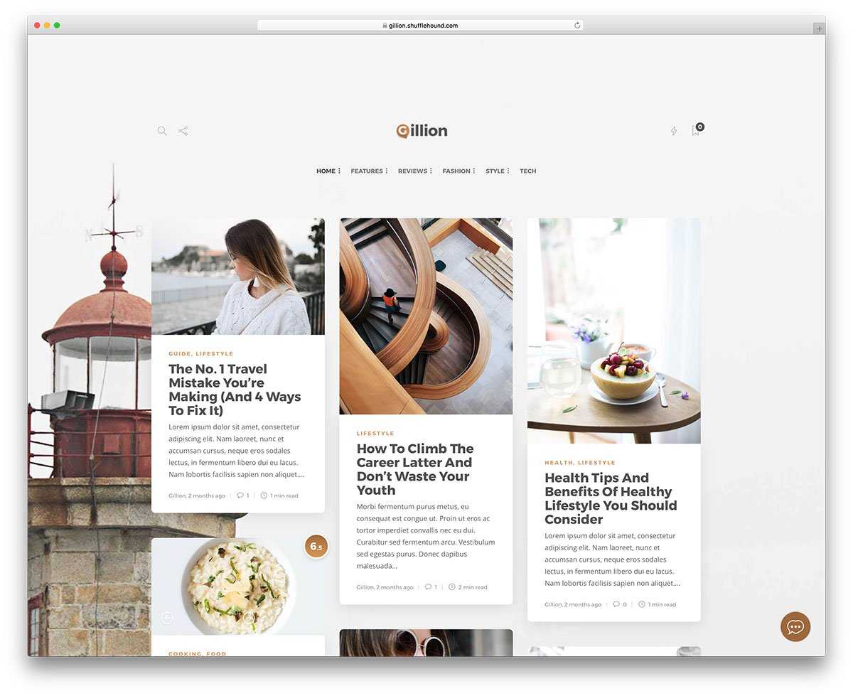 55+ Best Clean WordPress Themes 2019 – Colorlib Throughout Blank Food Web Template