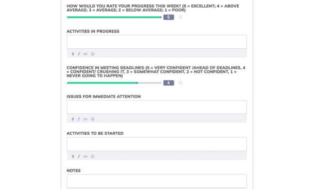 6 Awesome Weekly Status Report Templates | Free Download for Team Progress Report Template