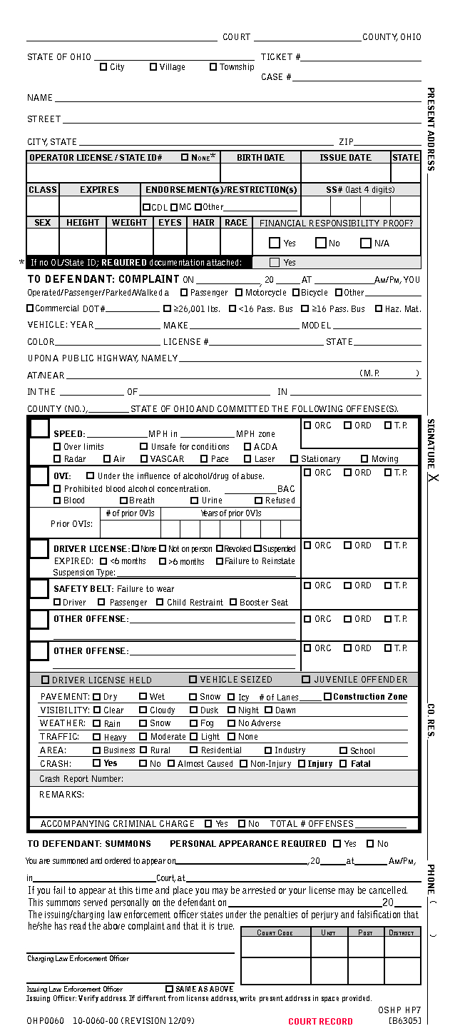 6 Best Images Of Blank Ticket Template Printable Free Police For Hurt Feelings Report Template