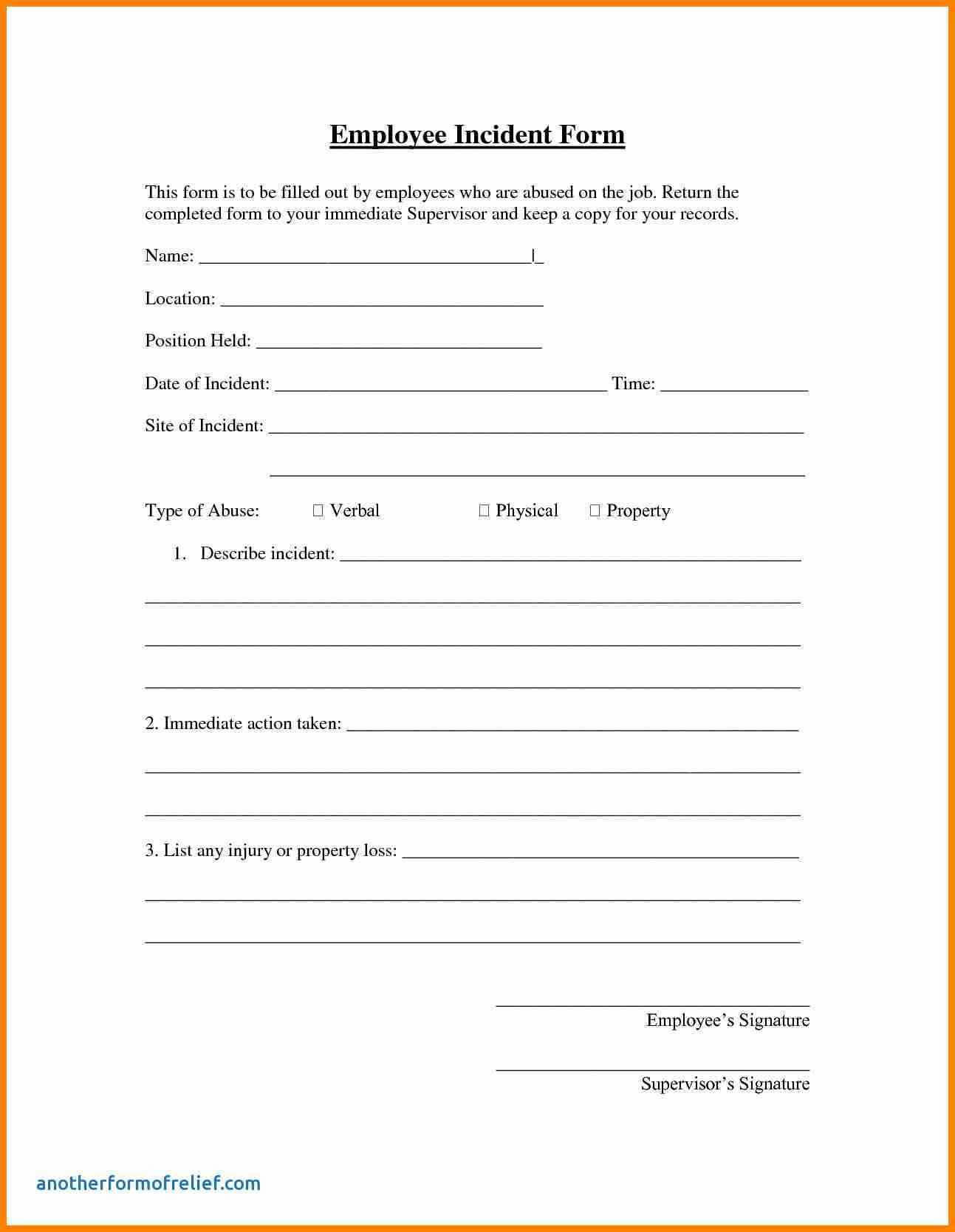 6+ Employee Incident Report Sample | This Is Charlietrotter With Employee Incident Report Templates