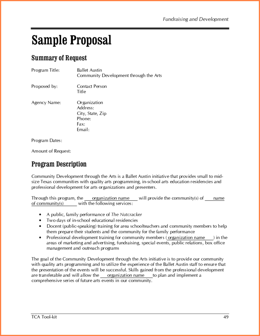6+ Formal Business Proposal Format | Project Proposal Pertaining To Free Business Proposal Template Ms Word