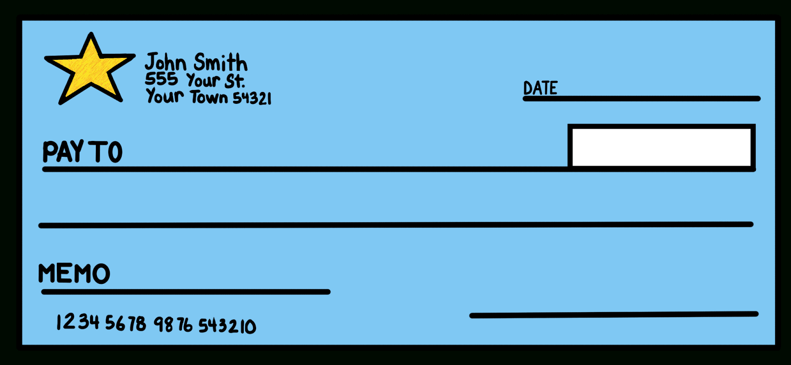 7+ Blank Check Templates – Word Excel Samples With Fun Blank Cheque Template