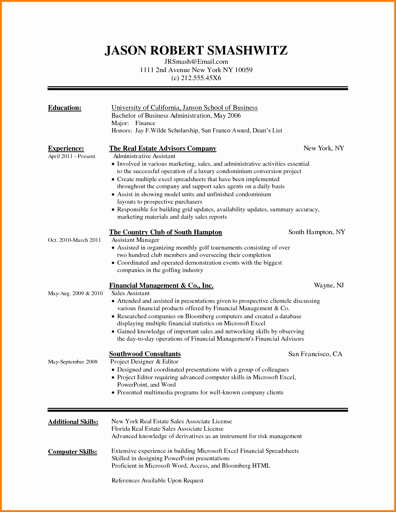 7+ English Resume Format On Microsoft Word | Penn Working Papers Regarding Free Blank Resume Templates For Microsoft Word