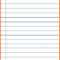 7+ Free Lined Paper Template Word | Andrew Gunsberg Inside Ruled Paper Word Template