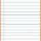 7+ Free Lined Paper Template Word | Andrew Gunsberg Inside Ruled Paper Word Template