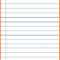 7+ Free Lined Paper Template Word | Andrew Gunsberg With Ruled Paper Word Template