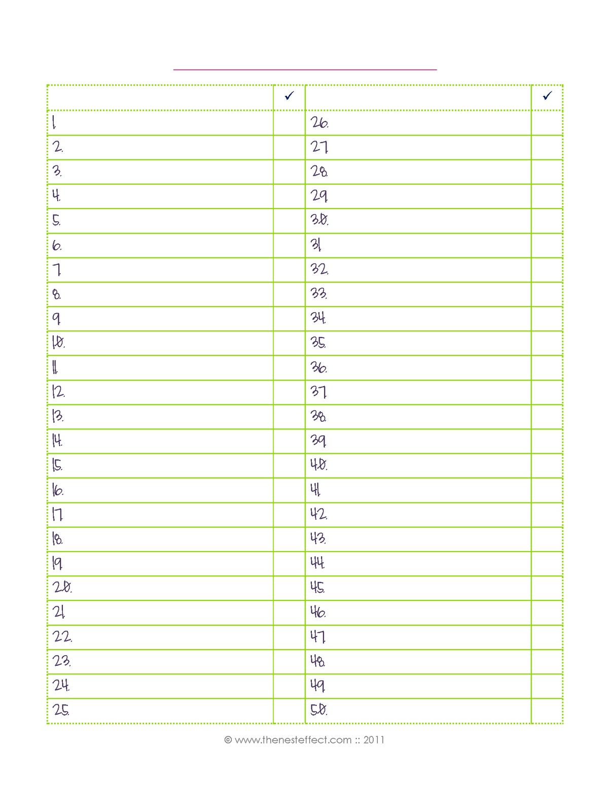 7 Images Of Blank Printable Checklists | Checklist Template Regarding Blank Checklist Template Pdf