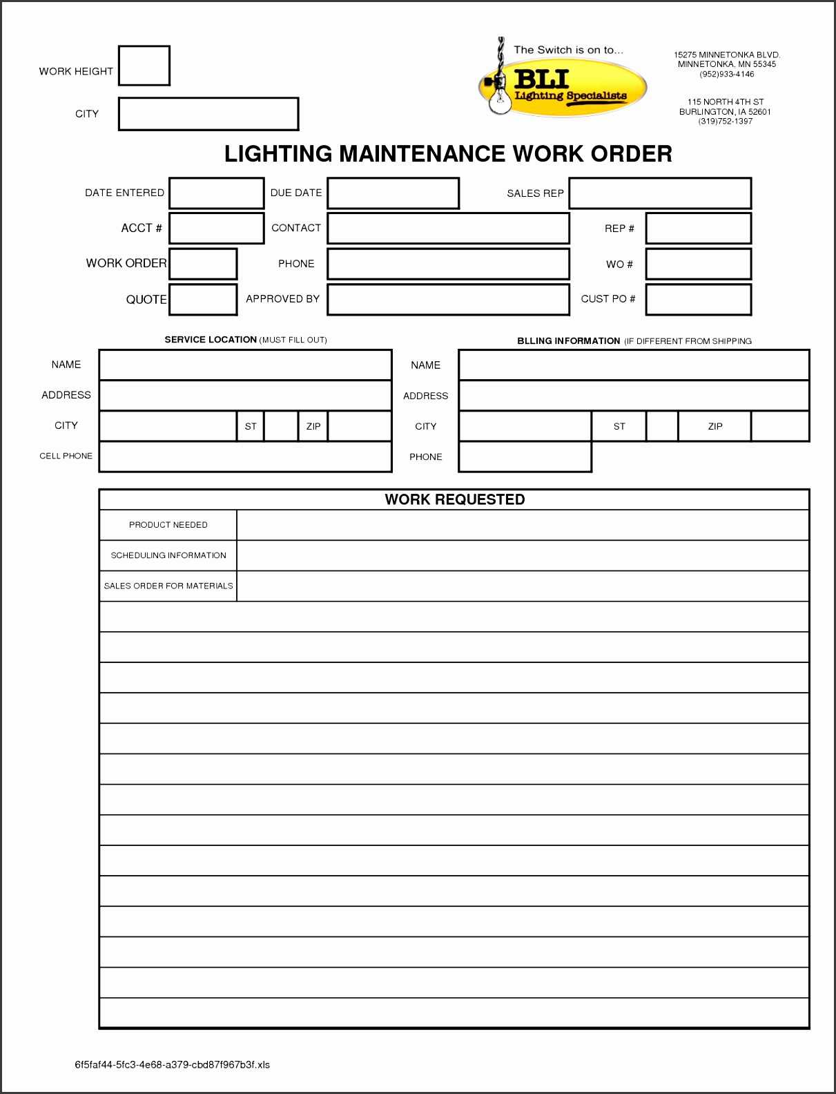 8 Apartment Maintenance Request Form Template Regarding Maintenance Job Card Template
