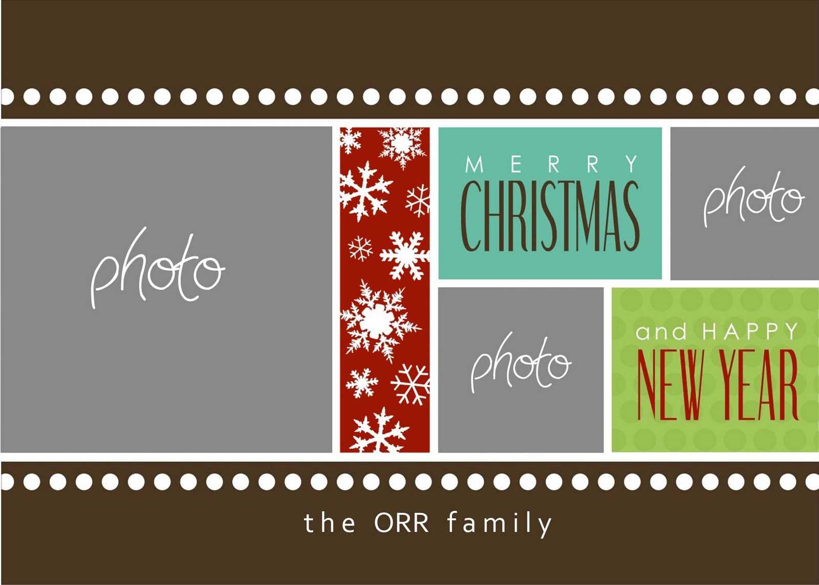 8 Free Photoshop Christmas Card Templates Images – Photoshop With Christmas Photo Card Templates Photoshop