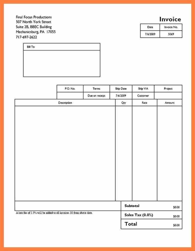 8 Quickbooks Invoice Templates Free Appointmentletters With Quick Book Reports Templates