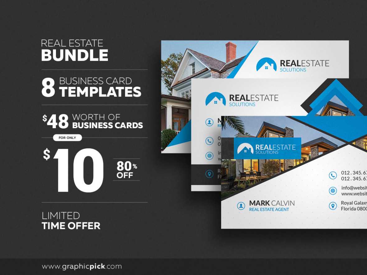 8 Real Estate Business Cards – Graphic Pick For Real Estate Business Cards Templates Free