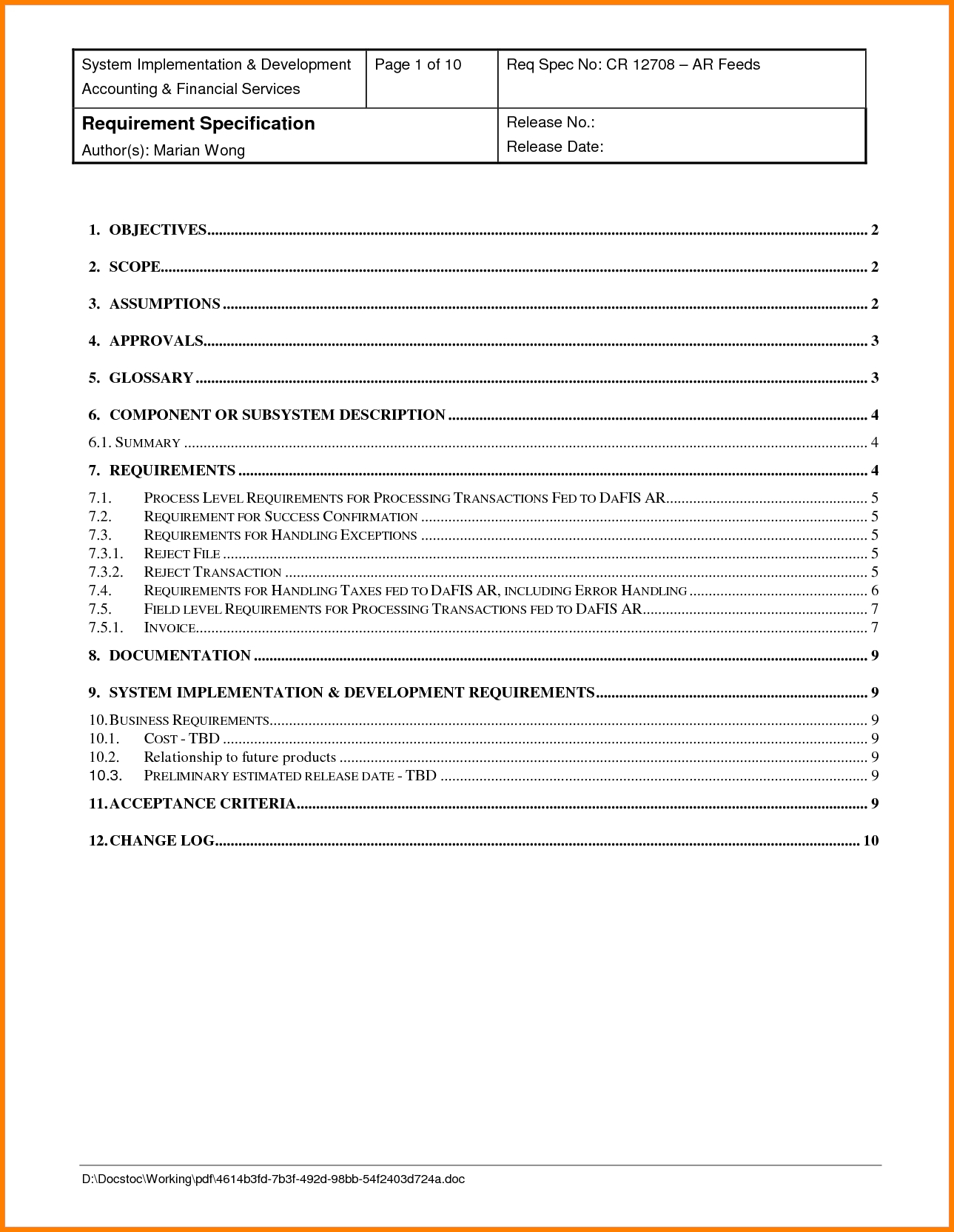 8+ Reporting Requirements Template | Free Invoice Letter Within Report Requirements Template