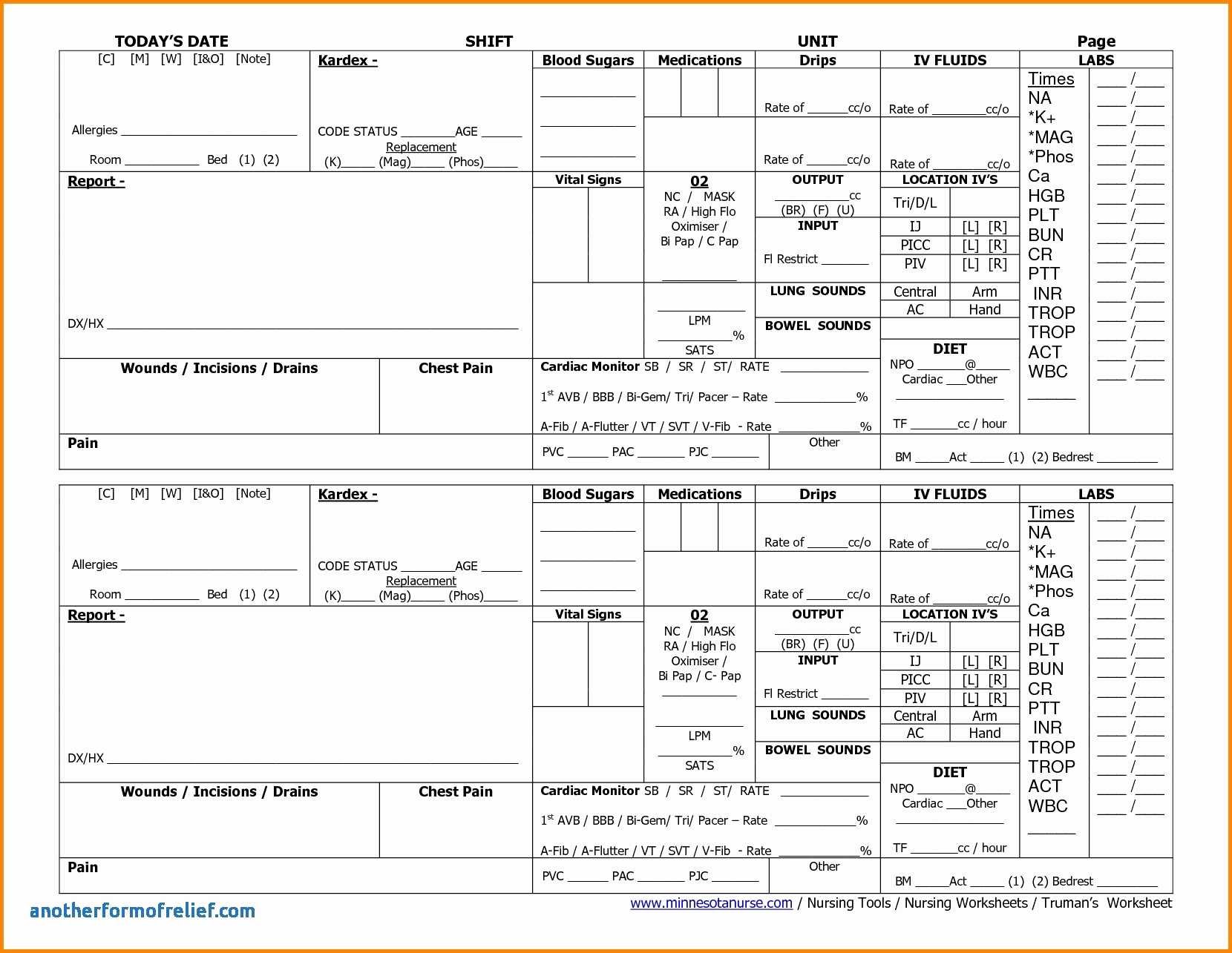 9 10 Nursing Handoff Report Template | Elainegalindo Within Icu Report Template