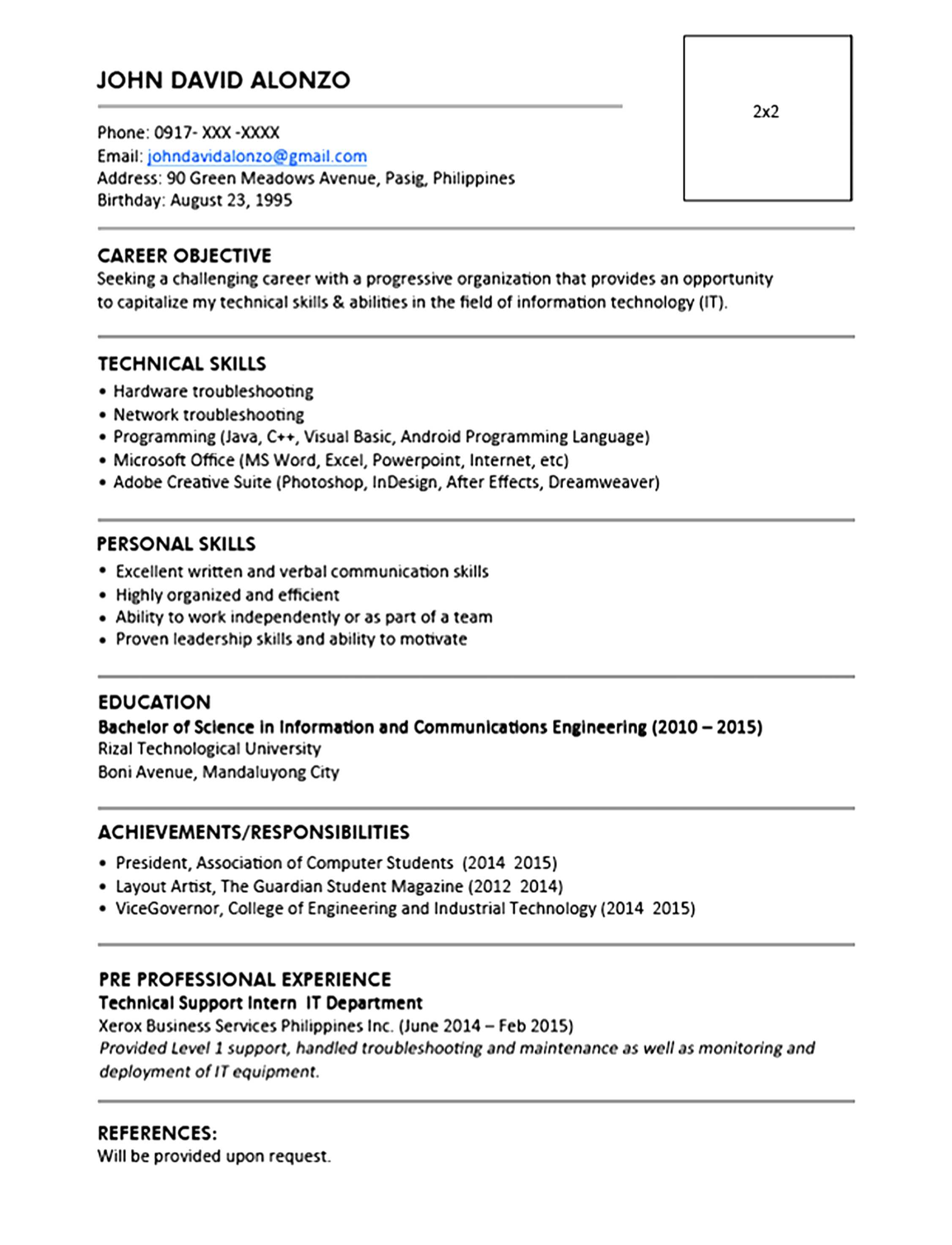 9 Cv Templates Word 2010 Uaopt Templatesz234 (Resume Intended For Resume Templates Word 2010