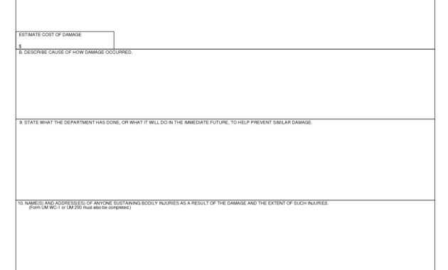 9+ Damage Report Example - Pdf | Examples in Equipment Fault Report Template