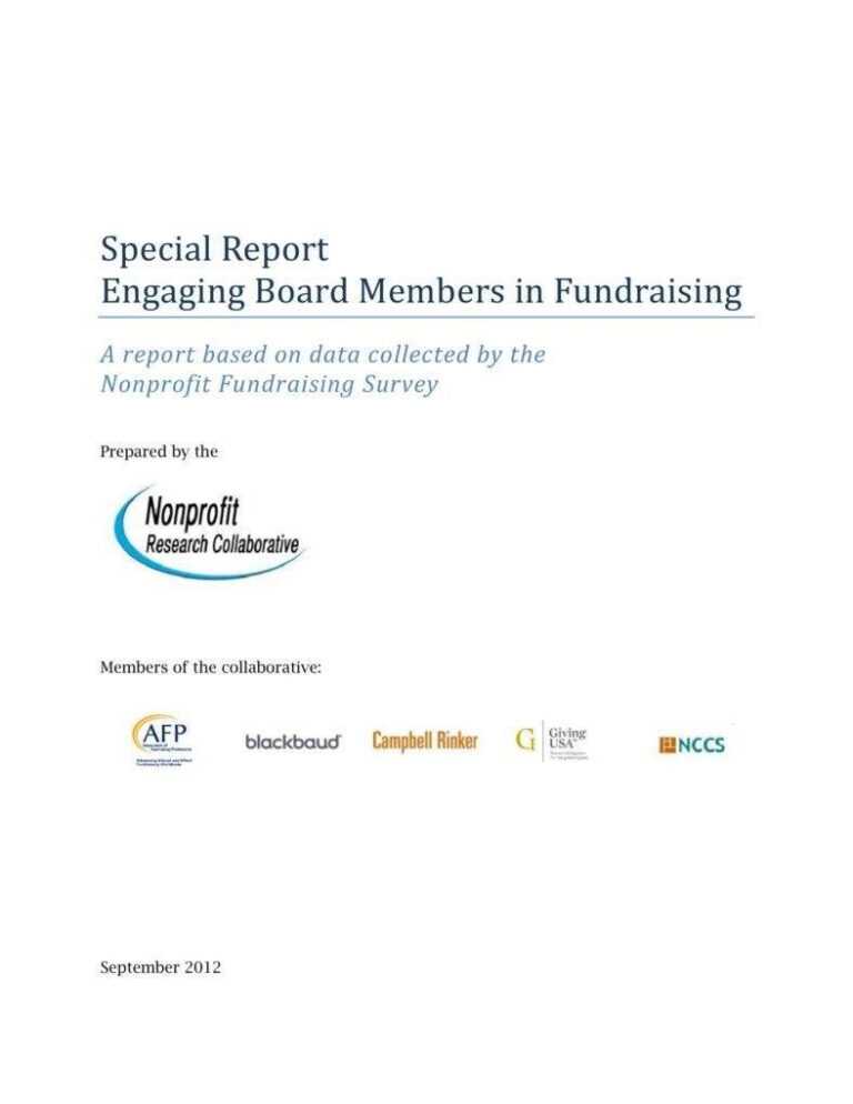 9 fundraising report templates pdf word free premium in 